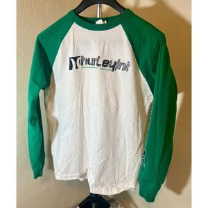 Vintage 90s Hurley Made in USA Raglan Long Sleeve Y2K Skate Surf Tee Size M